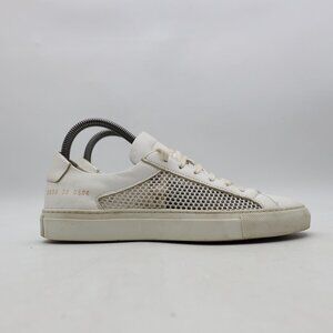 Common Projects Achilles Low Top Sneakers Women's EU 38 White Leather Lace Up
